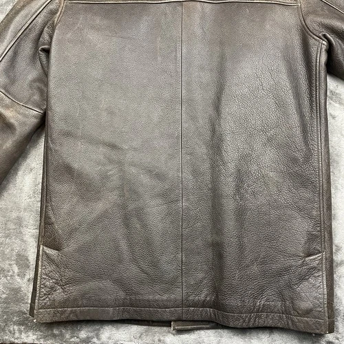 DEAN WINCHESTER SUPERNATURAL BROWN CAR COAT DISTRESSED MEDIUM ROUNDTREE & YORKE image 18