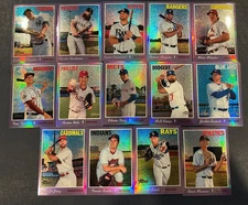 2019 Topps Heritage Chrome Purple Refractors - Pick your card - FREE SHIPPING