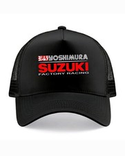 Yoshimura Suzuki Factory Racing Snapback Trucker Print CAP cotton Unisex HAT