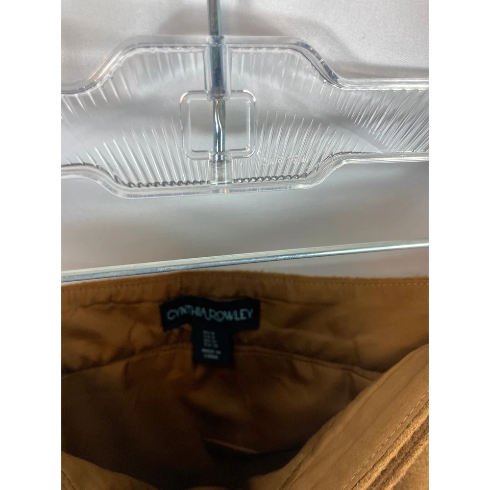 Minifalda Cynthia Rowley Amarillo Mostaza Lana Botón Línea A Academia Talla 8 Foto 4 de 4