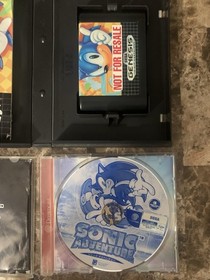 Sonic the Hedgehog & Sonic Adventure (JPN) Lot Sega genesis Sega Dreamcast