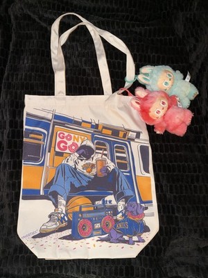 Knicks X Dunkin Tote Bag Limited Edition With Two Labubus!