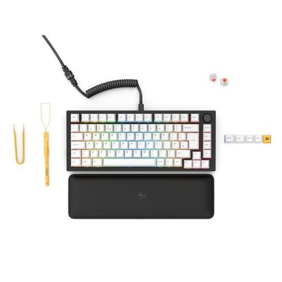 Glorious GMMK Pro Black Slate 75% TKL Tastatur - Pre built, ISO UK-Layout - schw