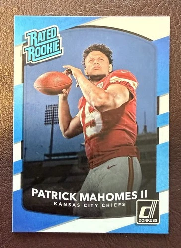 2017 Panini Donruss - Rated Rookie Patrick Mahomes II #327 (RC)