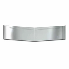 Peterbilt Hi/Low Roof Sunvisor with Louvered Light for 2 Piece Glass (1987plus)