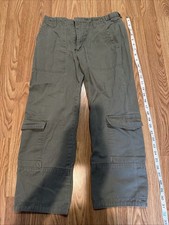 Vintage Blue Women s Olive Green Capri Pants Size 1