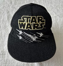 Star Wars X-Wing Hat Unisex Youth Size Adjustable Snapback Cap Black