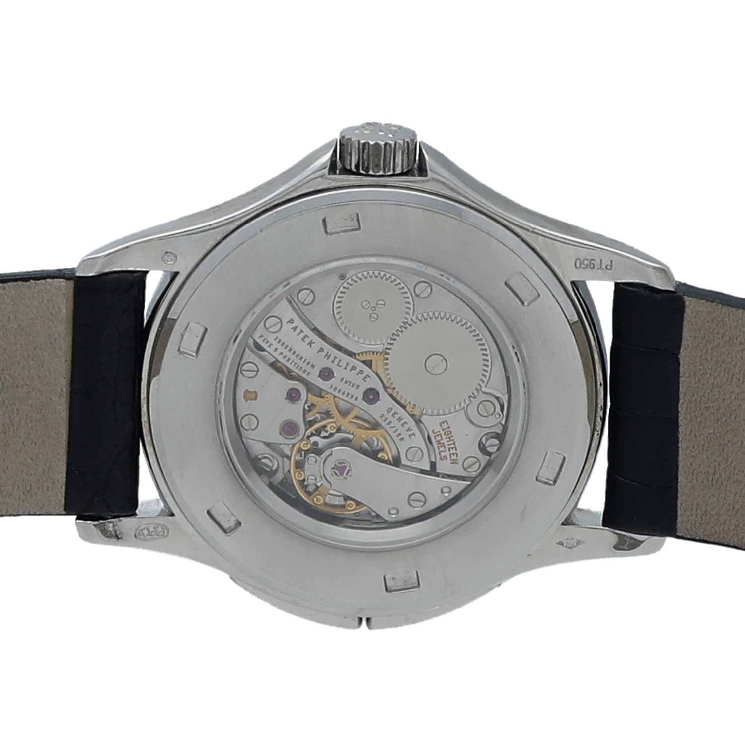 Patek Philippe 5134P-011 Calatrava Travel Time 37mm Platinum Manual Wind Watch image 6