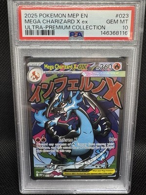 Mega Charizard X EX 023 プロモカード　ポルトガル語 Pokemon Mega Charizard X ex 023 PSA 10 Mega Evolution Promo Holo