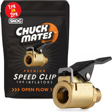 Chuck Mates Premium Quick-Connect Accessory for Tire Inflators (1 Pack)