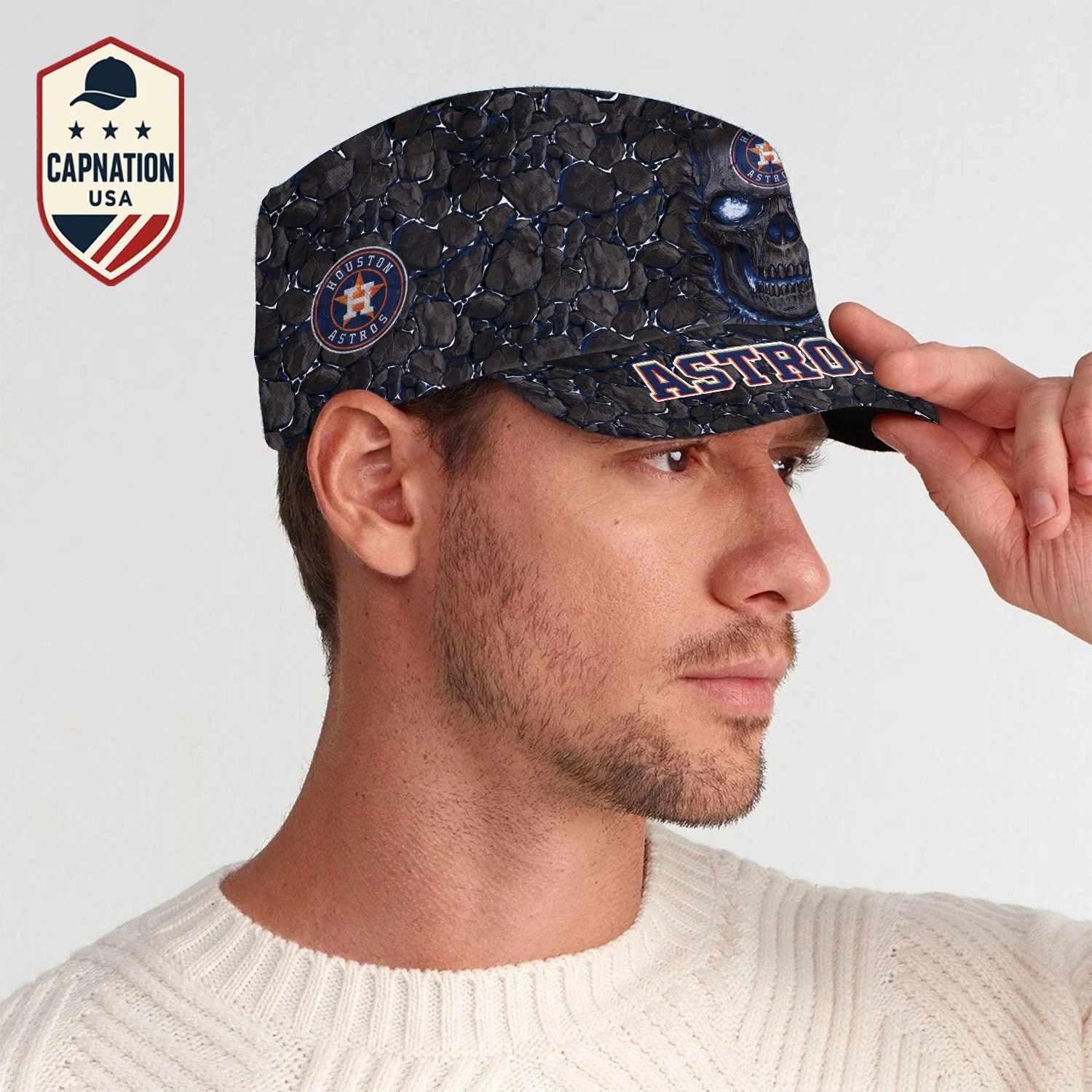 Houston-Astros Military Cap