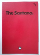 VOLKSWAGEN SANTANA GX5 orig 1982 1983 UK Mkt Sales Brochure