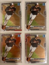 2021 Bowman Chrome Baseball Ryan Mountcastle Rookie Card Lot Of 4