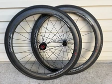 Zipp 303 Firecrest Road Bike Rim Brake Carbon Clincher Wheelset. 10-speed.