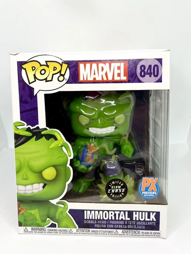 Funko Pop! #840 Immortal Hulk-PC Previews Exclusive-6 Inch Figure (Glow Chase)