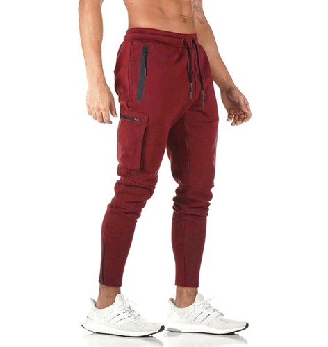 Men's Pants Athletic Joggers Cargo Pants Sweatpants Gym Workout Soft Tapered - Picture 8 of 27
