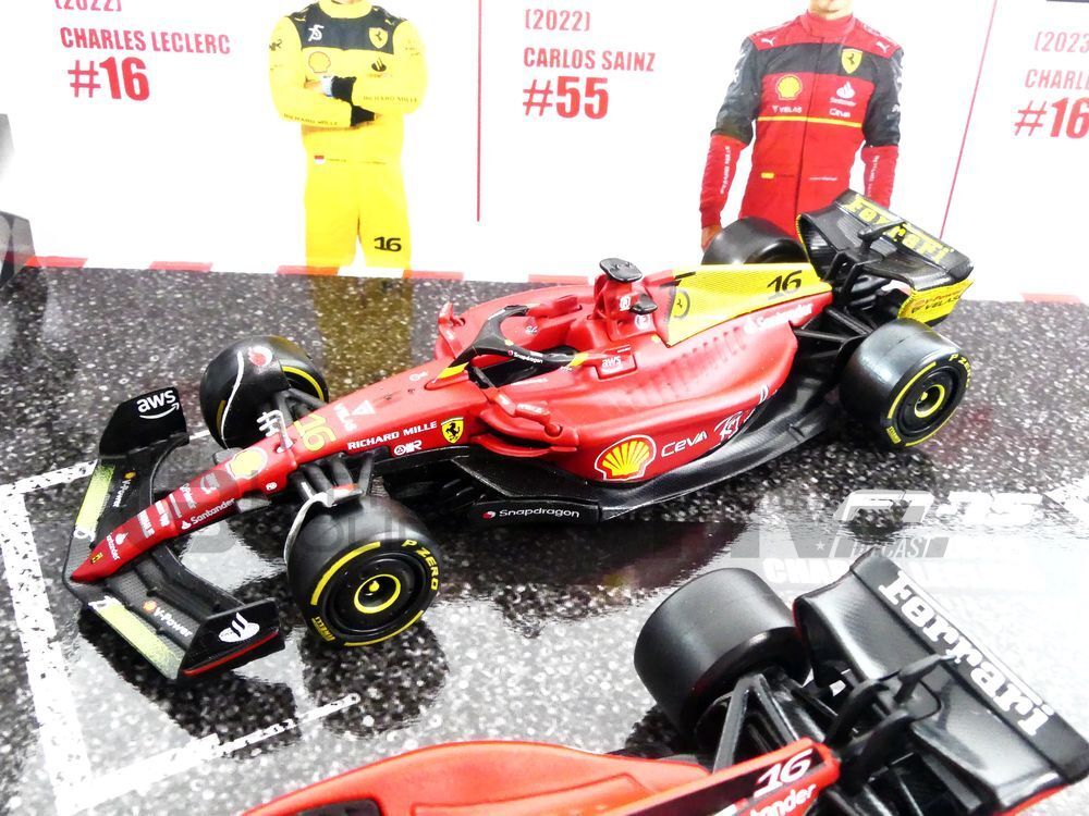 BBURAGO 1/43 - FERRARI PACK - SF23 - SF23 MONZA - F1-75 (C BBURAGO 1/43 - FERRARI PACK - SF23 - SF23 MONZA - F1-75 (C