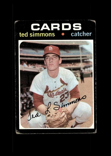 1971 Topps Set-Break #117 Ted Simmons LOW GRADE *GMCARDS*