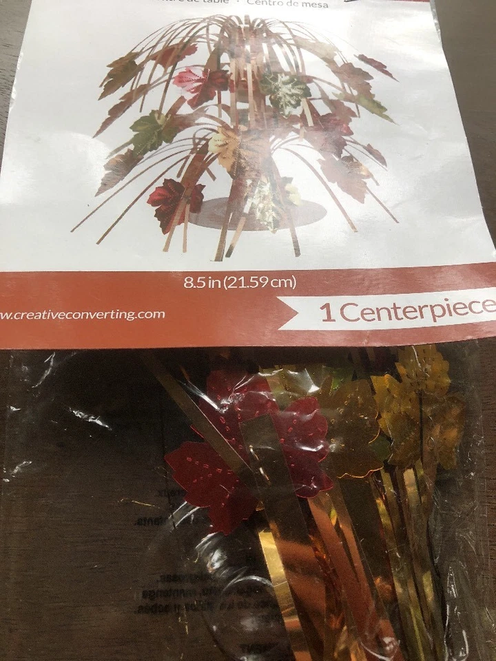 Fall Leaves Mini Cascade Centerpiece Fall Thanksgiving Party Decorations - Image 3 of 3
