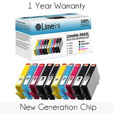 New 10 Pack 564XL Ink Cartridge Set for HP Photosmart 5515 5520 7510 Printer