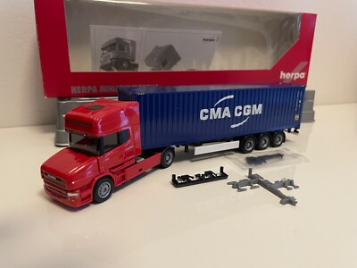 Herpa 1:87 Scania T Containerzug CMA / CGM