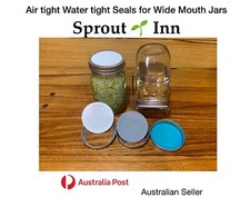 3 x Air tight Water tight Food Grade Silicone Seals for Wide Mouth Canning Jars