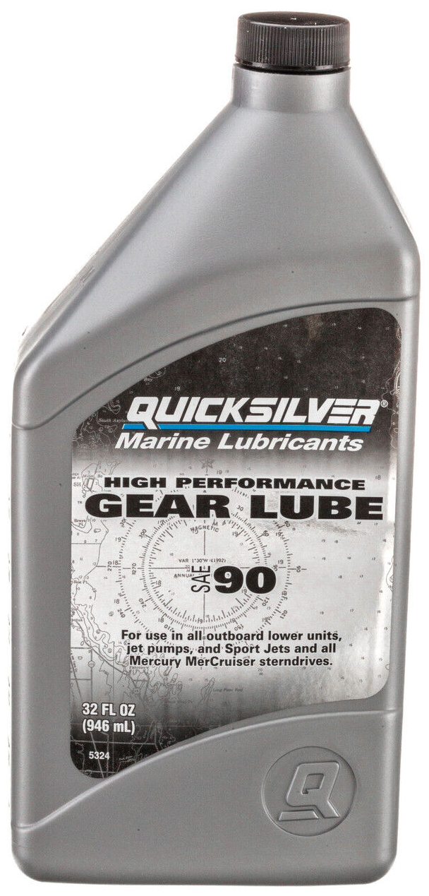 QuickSilver Marine Lubricant High Performance Gear Lube SAE 90, 32 fl