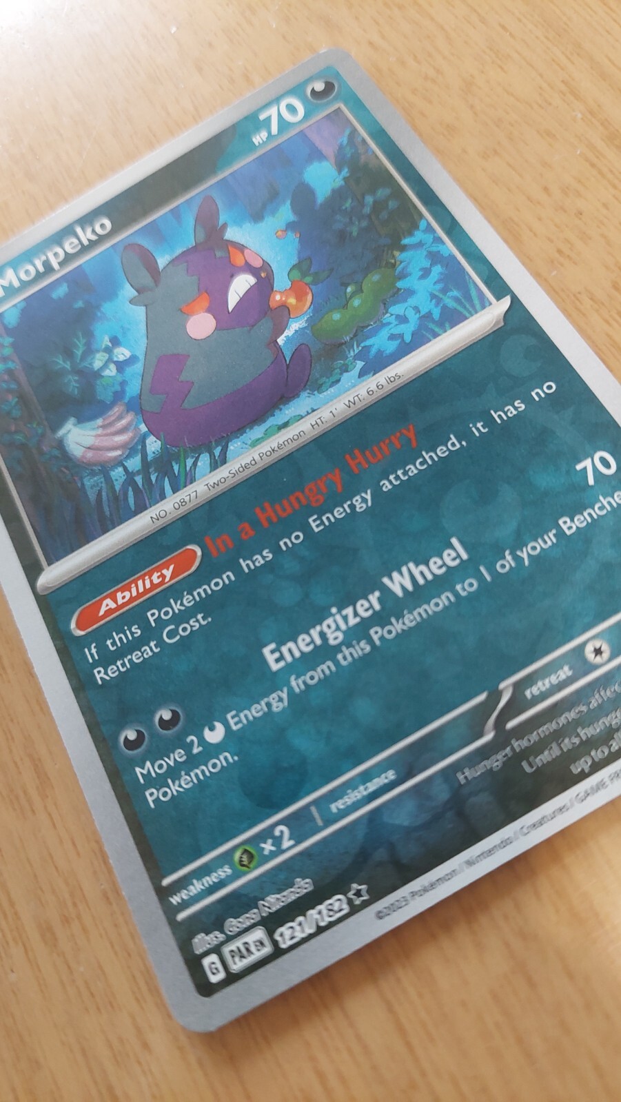 Morpeko 121/182 Reverse-Holo Pokemon Card