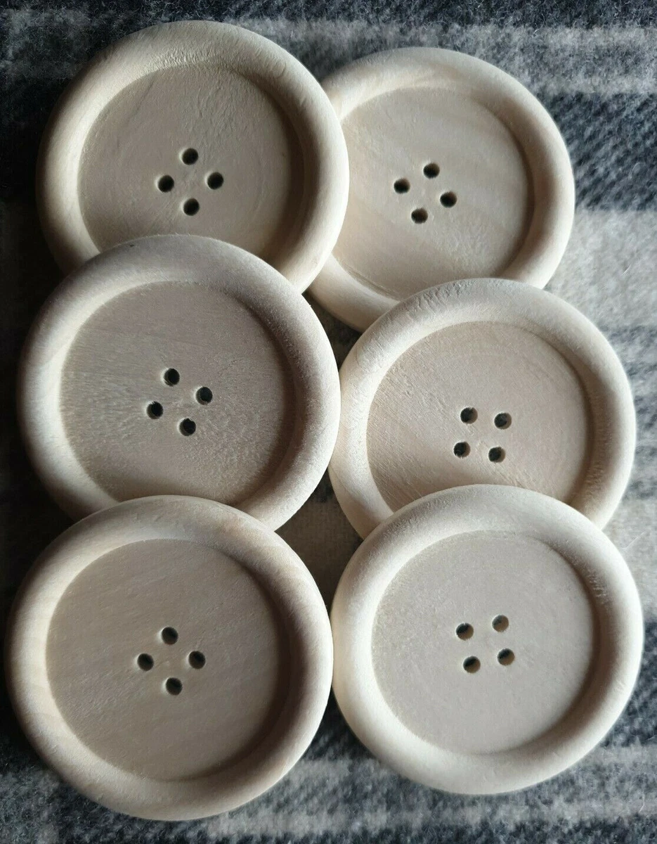 Extra large white buttons discount