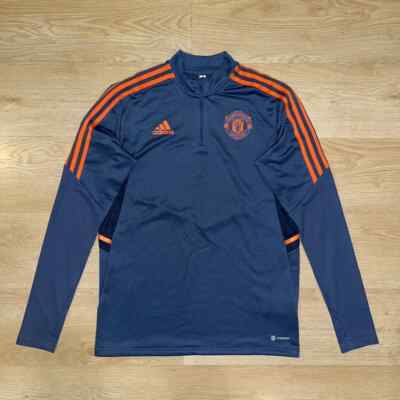 MANCHESTER UNITED ADIDAS 2022/2023 FOOTBALL TRAINING TRACK TOP