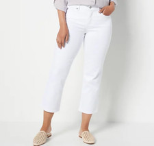 NYDJ - Marilyn Straight Crop Jeans in Cool Embrace - Optic White - NWT
