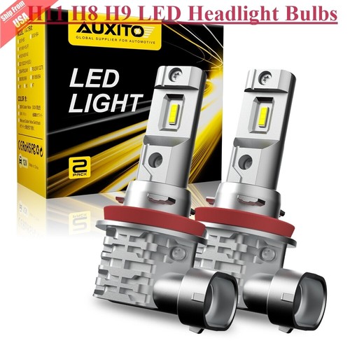 AUXITO H11 H8 H9 LED Headlight Bulbs Conversion Kit Super Bright 6500K White M4