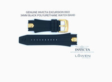 Authentic Invicta Excursion 0922 Black Polyurethane 34MM Watch Band