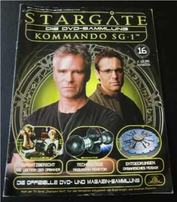 STARGATE Command SG 1, The Official DVD & Magazine Collection, No. 16, Booklet Only