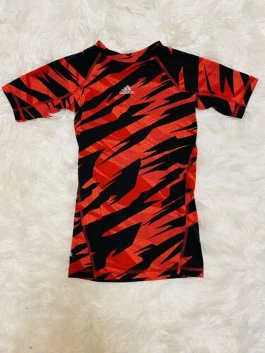 adidas Short Sleeve Youth Exercise Compression & Base Layers