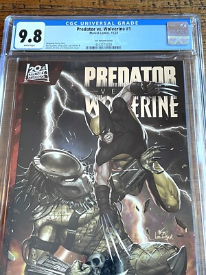 PREDATOR VS WOLVERINE #1 CGC 9.8 INHYUK LEE 1:50 RI INCENTIVE