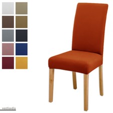 6 Vestisedia Coprisedia Elasticizzato Schienale Tinta Unita Vari Colori 6 Pezzi