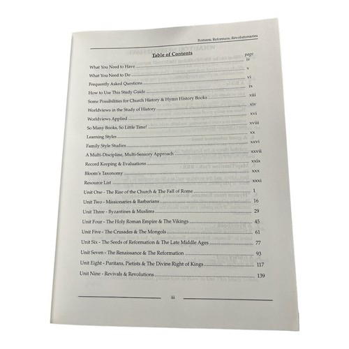 Romans Reformers Revolutionaries Book B~A Digging Deeper Study Guide~Waring 1998 - Picture 4 of 7