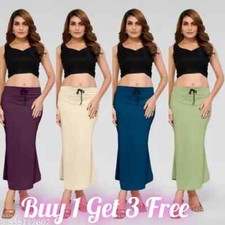Fishcut Flare Saree Shapewear,Petticoat,Skirts for Women Pack of 4