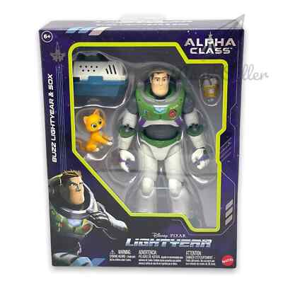 Lightyear Buzz & Sox Alpha Class Action Figure Disney Pixar   NEW