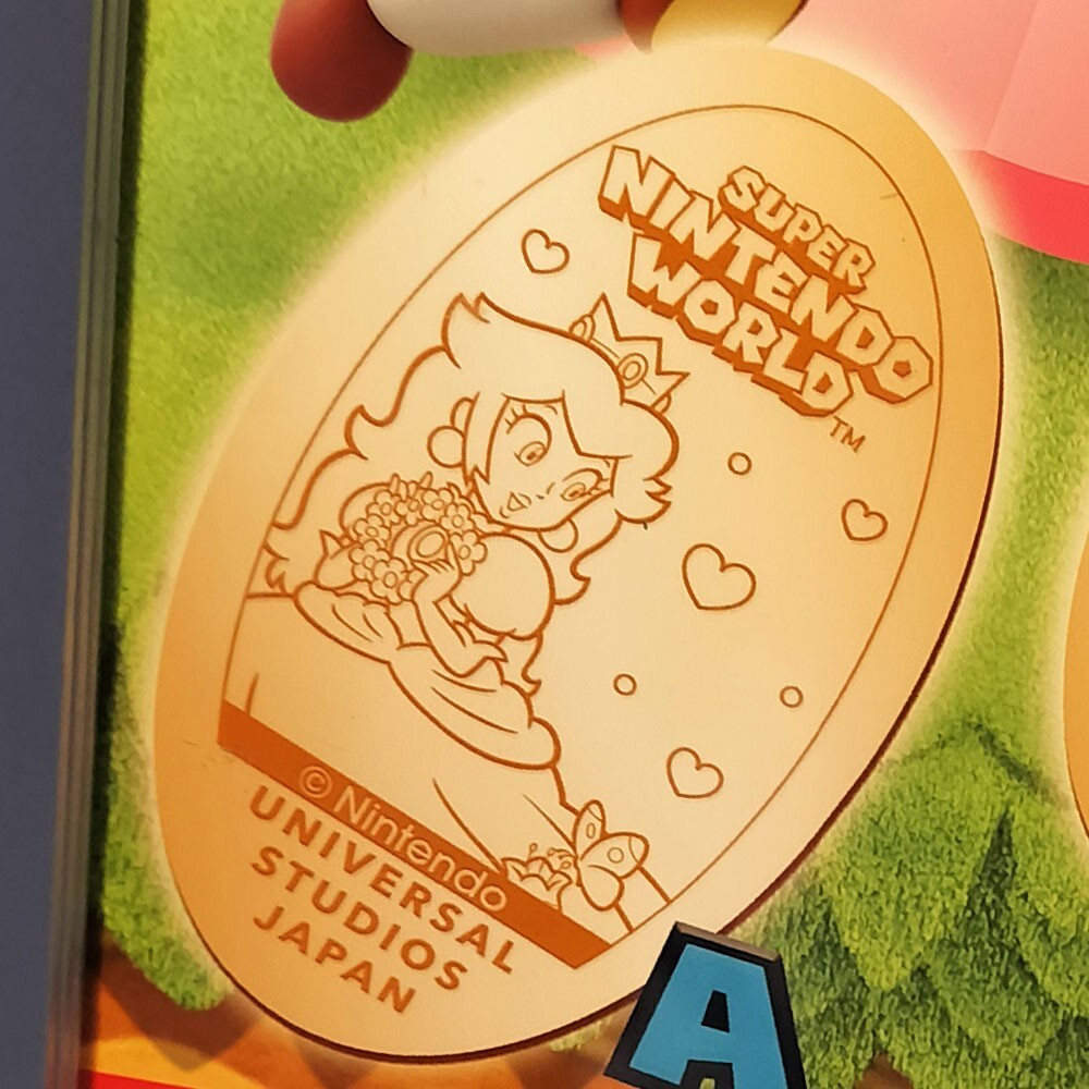 Super Nintendo World USJ JAPAN Medallion Princess Peach Penny Coin