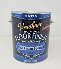 VARATHANE 230231 Floor Finish Crystal Clear Satin 1 gal. 1TBN9