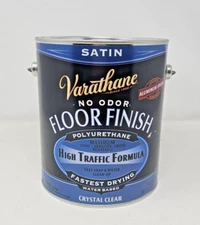 VARATHANE 230231 Floor Finish Crystal Clear Satin 1 gal. 1TBN9