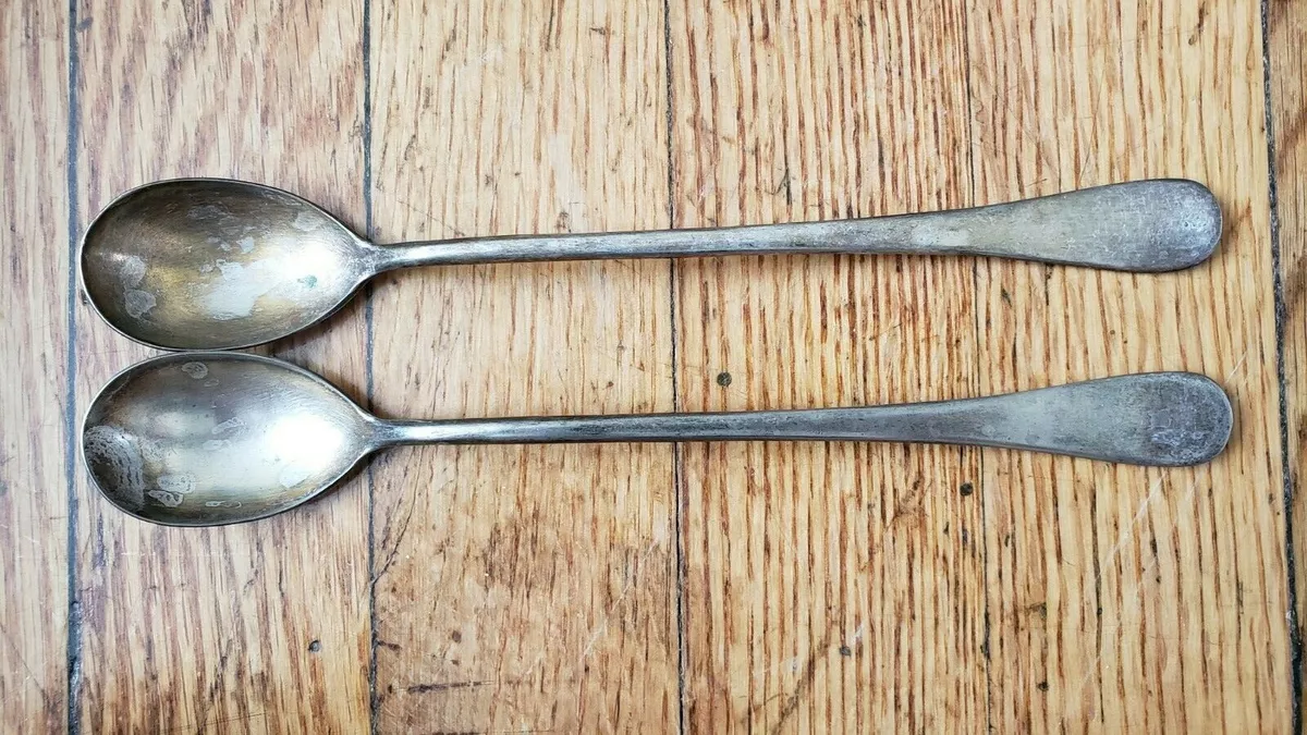 Antique serving deals spoons