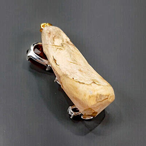 Colgante de plata esterlina 925 natural no mejorado 7 quilates + - Imagen 3 de 3