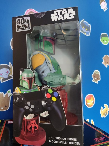 Kabel Guy Star Wars Boba Fett Figur Stand FüR Smartphone E Regler Spiel-image