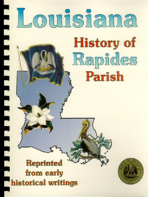 Libro antico sulla storia della Rapides Parish