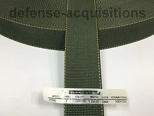 1.75 Inch MilSpec Military Webbing MIL-W-27265 / 4088 CAMO GREEN 
