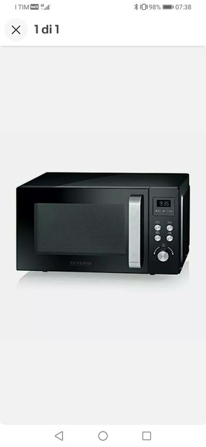 Severin MW 7861 20L Forno Microonde - Nero | Acquisti Online su eBay