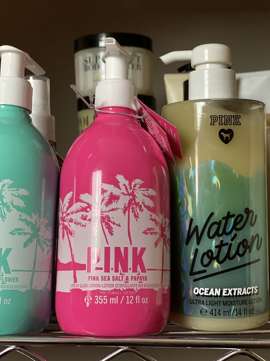 VICTORIA'S SECRET PINK SEA SALT PAPAYA FRESH GLOW LOTION 355 ML